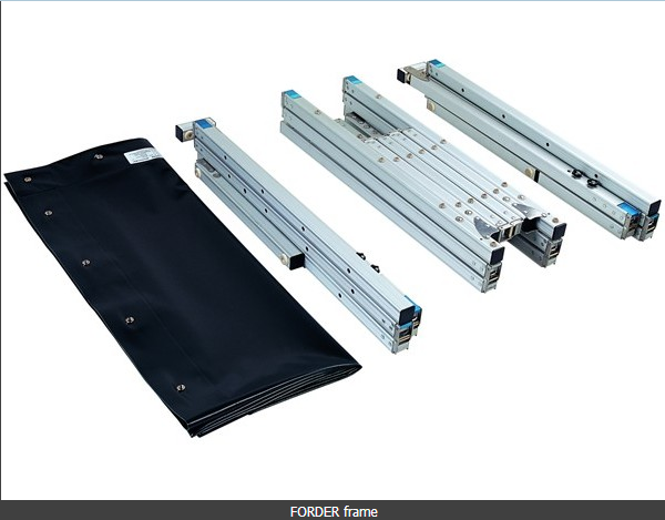 120 inç ön arka projeksiyon Stand Metal 3D PVC kumaş ile hızlı katlanabilir taşınabilir projeksiyon ekranı 16