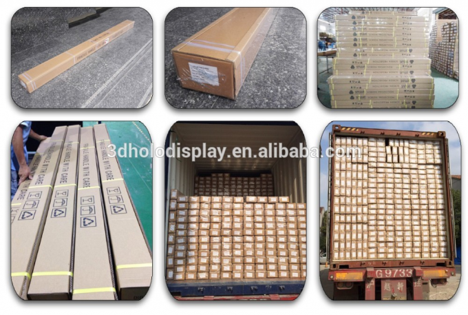 150 inçlik zemin yükselen ALR projeksiyon ekranı, UST projektörü için motorlu, geri çekilebilir çevresel ışık reddedici ekran 4