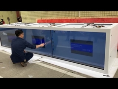 65 inç 3D Hologram Ekran Hologram Piramit Şeffaf Vitrinler Video Holobox