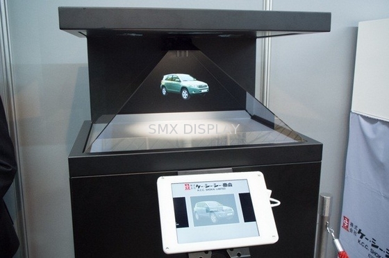 Reklam için 3D Projeksiyon Piramit Hologram Ekran Vitrin Uzaktan Kumanda