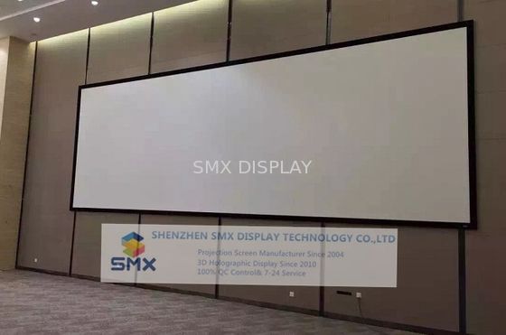 Kalite Büyük özel sabit çerçeve boyutu ekran 4 K sinema projeksiyon ekranları 10 x 4 metre Fabrika