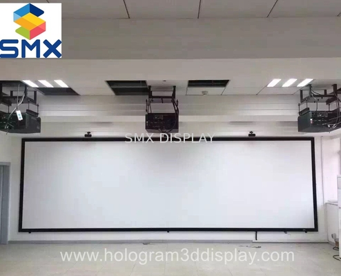 Büyük 4K 3D Sinema Gümüş Boya ile Gümüş 3D Projeksiyon Ekranı Ekranlar