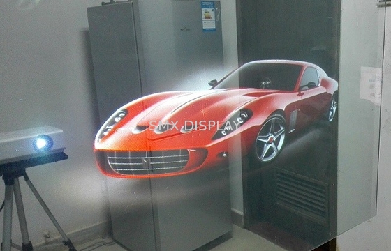 Mağaza Pencere için Yapışkan Transparan Holografik Ekran Filmi