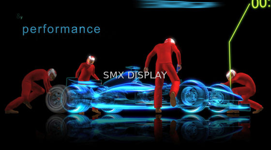 Kalite Biber Hayalet Projeksiyon Hologram Folyo 3D Transparan Holografik folyo Fabrika