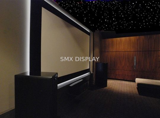 Kalite PMMA Gövde Pırıltı Fiber Optik Işıklar Ev sinemaları için akustik siyah / lacivert / UV Fabrika