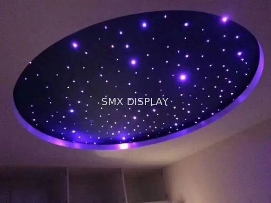 Kalite LED Fiber Optik Yıldız Tavan Kiti 6W RGB Müzikli Araba / Oda İçin Model Fabrika