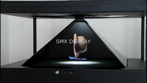 Kalite 350cd/m2 3D Holografik Ekran Temperli Cam 3D Hologram Holocube Box Fabrika