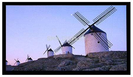 Kalite Ev Sineması, Esnek Beyaz / Gri Kumaş 92 "Sabit projektör Ekranı Fabrika