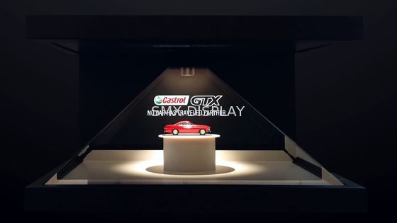 Kalite 1920X1080 3D Holografik Projeksiyon Piramidi LED Reklam Ekranı Fabrika