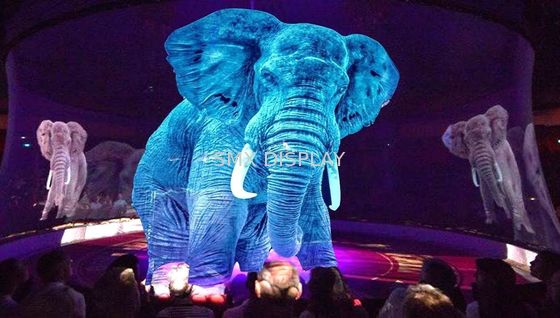 Kalite Sahne Gösterisi İçin Projektör Şeffaf Hologram Ekran Holograohic Projeksiyon Scrim Fabrika