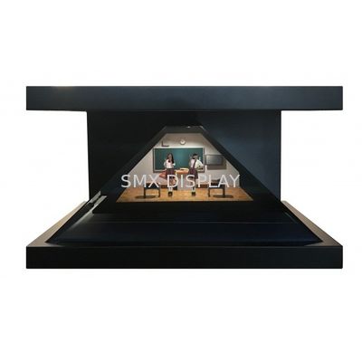 Kalite 22 İnç Holografik Piramit Ekran Vitrini 3D Hologram Sanal Teknoloji Fabrika