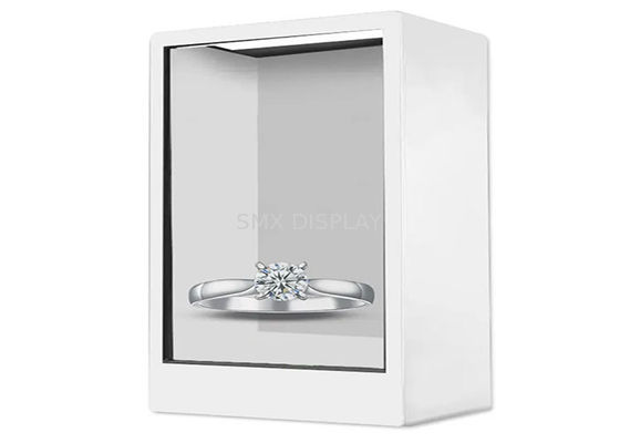 Kalite 55 İnç Dokunmatik Ekran 3D Holografik Ekran Kutusu Dikey Şeffaf LCD Vitrin Fabrika