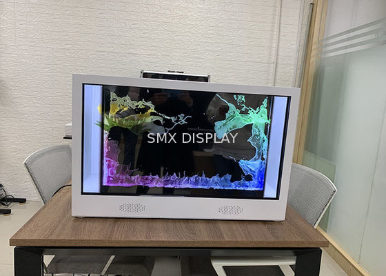 Kalite 3 Taraflı 3D Hologram Ekran Kutusu Şeffaf Dokunmatik 3D Hologram Piramit Ekran Fabrika