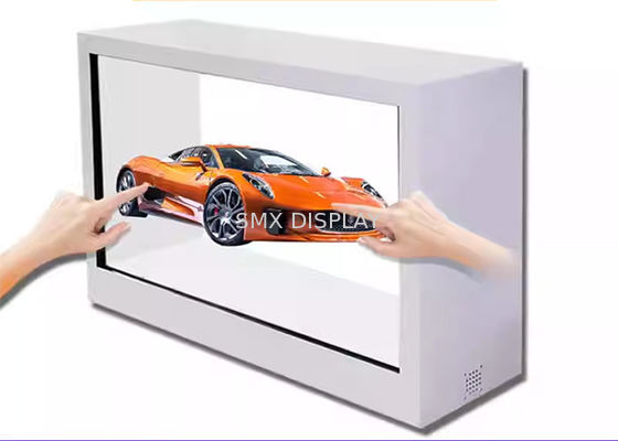 Kalite HD 4K 3D Holografik Ekran Kutusu Şeffaf Dokunmatik Ekran Hologram Piramit Ekran Fabrika