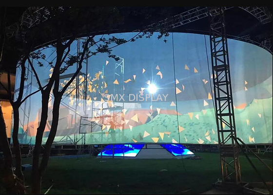 Holografik Ekran İçin 3D Holografik Örgü Projektör Ekranı Sis Ekranı Projeksiyonu İçin 360 Derece Sahne