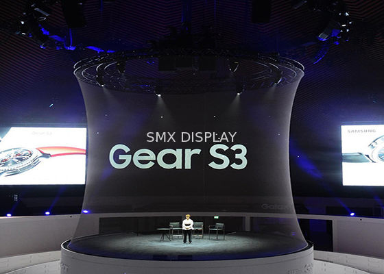 Kalite Elektrikli 3D Holografik Örgü Ekran 30m / 50m Holografik Örgü Projektör Ekranı Fabrika