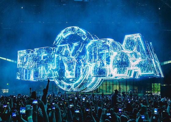 Kalite Kaliteli 3D Hologram Gazlı Bez 3D Hologram Holografik Örgü Net Sahne 3D Holo Mesh Canlı Fabrika