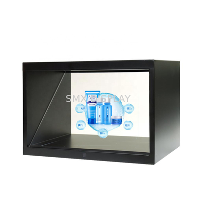 32 inç 180 Derece Holo Küp 3D Hologram Vitrin Ekranı Full HD Hologram Piramit Ekran