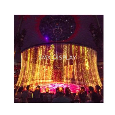 Kalite Uzun Menzilli Holografik Örgü Projektör Ekranı Ekstra Büyük 3D Hologram Ekranı Fabrika