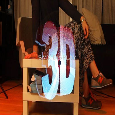 Kalite 42cm X 42cm Siyah 3D Hologramlı Oyuncular 1.5kg Alışveriş Merkezi 3d Holo Ekran Fabrika