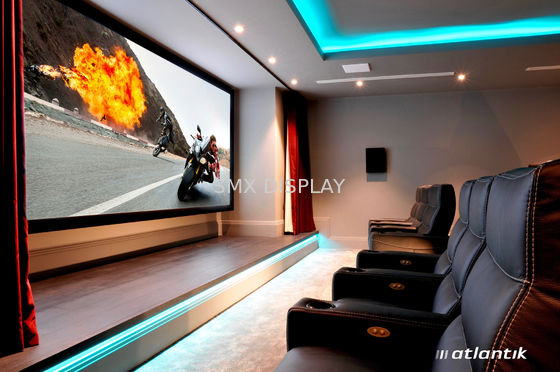 Kalite Ev Sinema için Alüminyum Çerçeve 16: 9 HDTV Duvara Montaj Sabit Çerçeve Ekran Fabrika