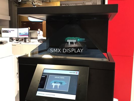Kalite 22 "Hologram Piramit Vitrin Sanal Hologram 3D Teknolojisi Holografik Kutu Fabrika