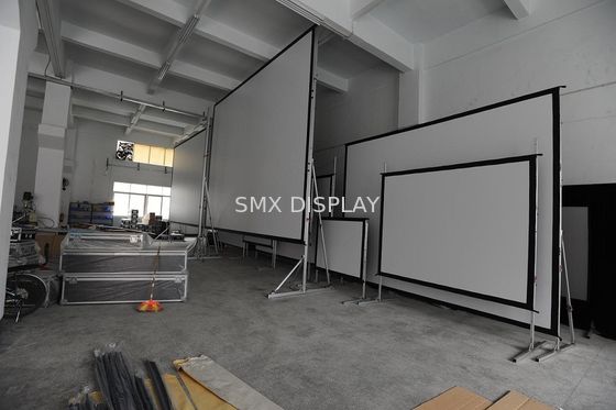 Kalite 200 inçlik arka ve ön hızlı katlanabilir ekran. Fabrika
