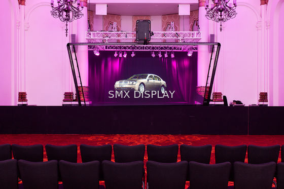 Kalite 3D Holografik Video Projektör 5x30m Şeffaf Musion Holografik Eyeliner Folyo Fabrika