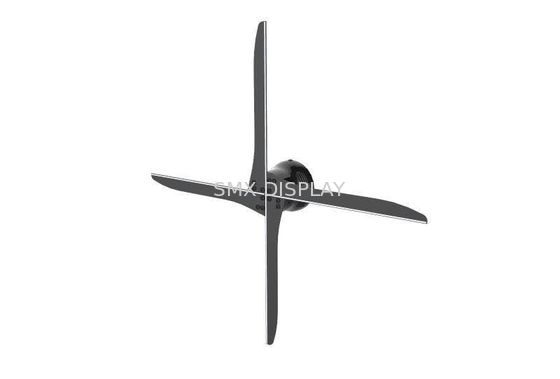 Kalite 612 x 612 Çözünürlük Hypervsn Hologram Oyuncu, 4 Bıçaklı LED Reklam Ekranı Fabrika