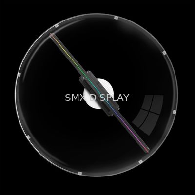 Kalite 65cm Hypervsn Hologram Oyuncu 3D reklam için 512 x 512 Çözünürlüklü LED LED fan Fabrika