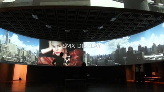 Kalite Büyük Tripod Motorlu Kavisli Projektör Perdesi Ev Sineması Projeksiyon Fabrika