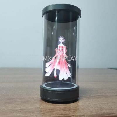 5 inç 360 Holografik Ekran Resim Biçimi PNG Video Biçimi MP4 ile Hologram Silindir