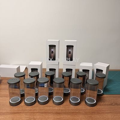 Kalite 5.5 / 21.5/75 inç hologram silindir kutusu 3d hologram silindir ai interaktif için gösterim müzesi Fabrika