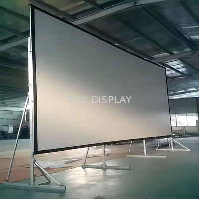 Kalite Large Fast Fold Projector Screen - Portable Front/Rear Projection for Events & Presentations Fabrika