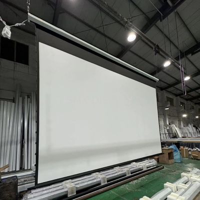 Kalite 4x3 m High Quality Large Electric Projection Screen/ Motorized Projector Screen Tubular Motor for Projector Screen Fabrika