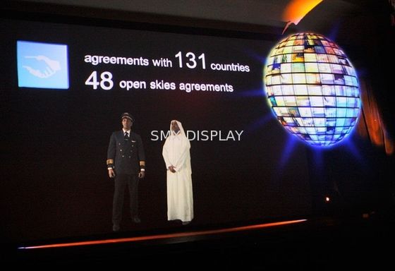 Kalite Yansıtıcı Folyo Sahne 3D Holografik Video Projeksiyon Şeffaf Renk 95um Kalınlığı Fabrika