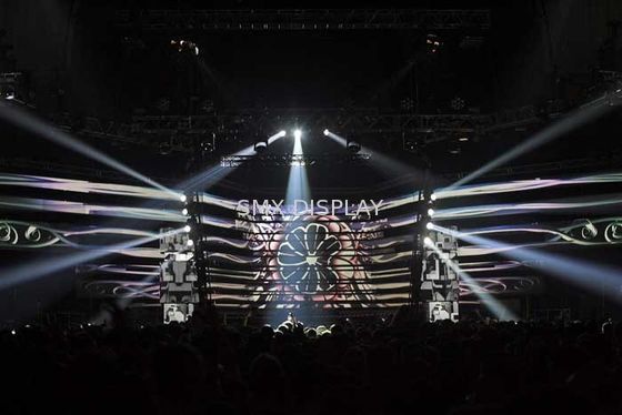 Kalite Arkadan Projeksiyon Perdesi Holografik Projeksiyon Sistemi 9.5x50m Holotronica Holo Gazlı Bez Fabrika