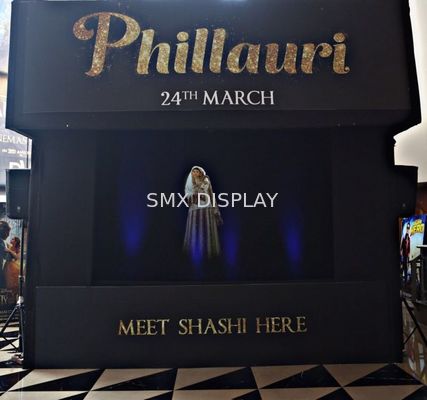 Kalite 160 ° Görüş Açısı Holografik Projeksiyon Sistemi 3D Hologram Musion Folyo 95um Kalınlığı Fabrika