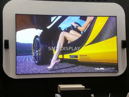 Kalite 120 "Ortam Işığı Reddetme Sabit Çerçeve Projektör Ekranı PET Malzeme 4K Uyumlu Fabrika