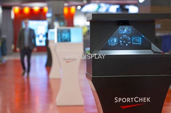 3D Holografik Görüntü Hologram Piramit Kutu Holo Vitrin 270 ° 1920x1080 Sonuç