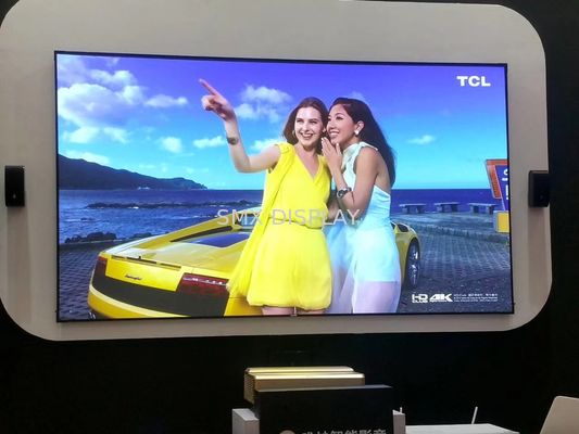 Kalite 100 inç sabit çerçeve ekran siyah elmas projektör paneli 170 ° görüş açısı dayanıklı Fabrika