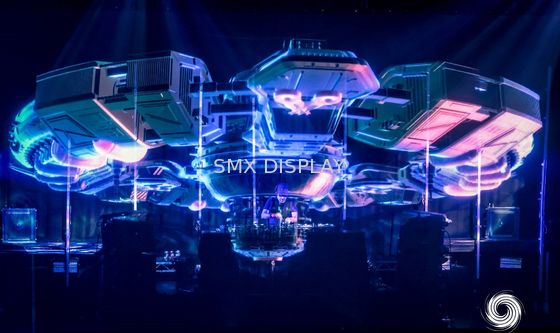 Kalite Holo Gazlı Bez Holografik Projeksiyon Sistemi Sahne İçin Görünmez Hologram Ekranı Fabrika