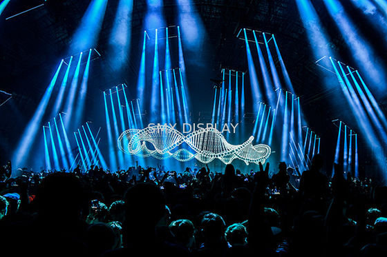 Kalite Polyamide Holoflex Şeffaf 3D Holografik Projeksiyon Perdesi Fabrika