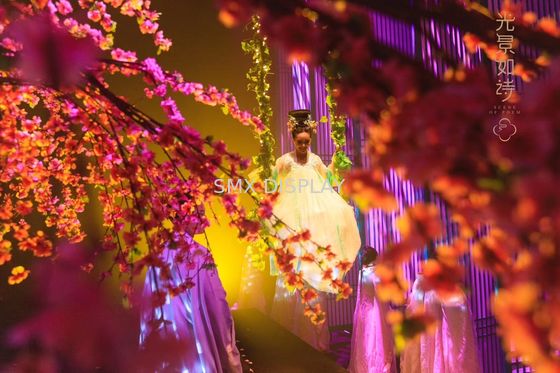 Kalite Yüzen 3D Holografik Ekran Hologram Musion Eysliner Folyo 5x30 m Fabrika