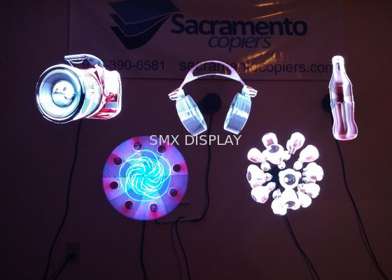 Kalite Yüzen 3D Holografik Görüntü 110 - 240V Kapalı 3d Hologram Ekran Fabrika