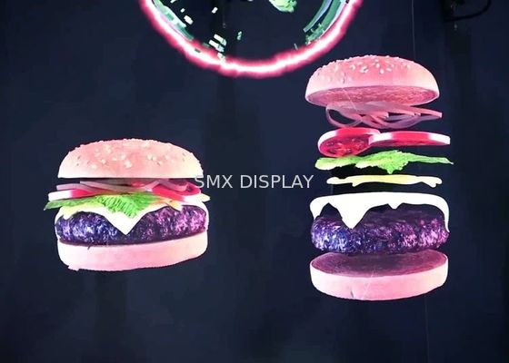 Kalite Holografik Reklam 3D Ekran 176 Derece 3D Canlı Hologram Projeksiyon Fabrika