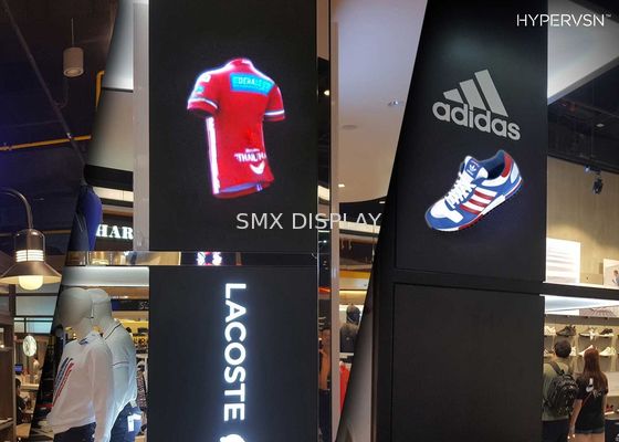 Kalite Yüksek Çözünürlüklü LED Tabanlı Teknoloji Tak ve Çalıştır Hypervsn Hologramlı Ekran 3D Fabrika