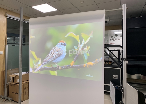 Cam Arka Projeksiyon için 1.52 x 30 Metre Transparan Holografik Folyo
