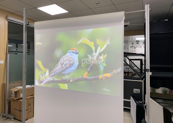 Kalite Cam Arka Projeksiyon için 1.52 x 30 Metre Transparan Holografik Folyo Fabrika