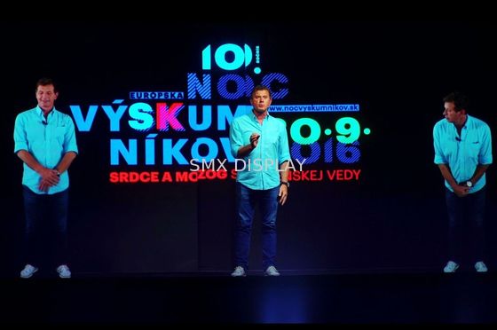 Kalite Şeffaf 95um 160 ° Holografik Projeksiyon Ekranı 5x30m Fabrika